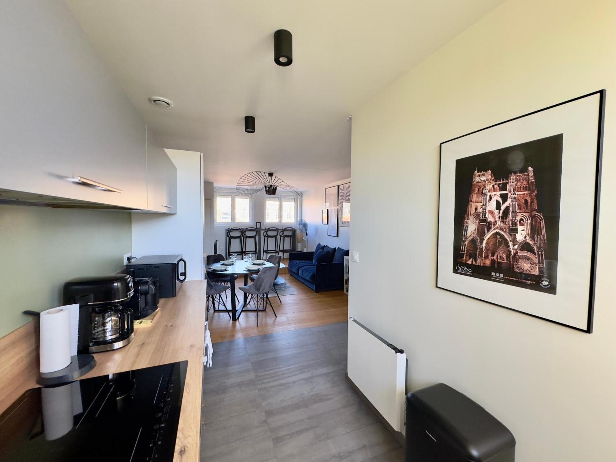 Apartmán Vue Cathedrale, Beffroi, Netflix En Hyper Centre Amiens Exteriér fotografie